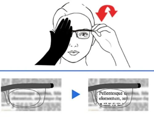 Adjust Right Lens